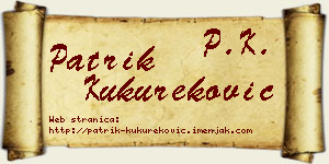 Patrik Kukureković vizit kartica